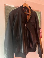 Alpha industries leather gebraucht kaufen  München