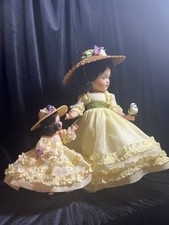 14” 1930s Madame Alexander Scarlett O’Hara & 1993 8” Scarlett como Bonnie azul! comprar usado  Enviando para Brazil