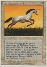 Carta mtg unicorno usato  Italia