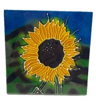 Ceramic sunflower tile for sale  Sacramento
