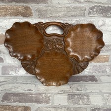 Vintage wooden carved for sale  AXBRIDGE