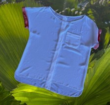 Usado, Blusa Maria Filo branca manga curta tamanho M botão completo na parte de trás leve M comprar usado  Enviando para Brazil