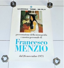 Manifesto francesco menzio usato  Settimo Torinese