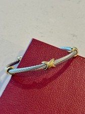 Pulseira de cabo cor prata cruzes cor ouro 18k 750, usado comprar usado Pulseira de cabo cor prata cruzes cor ouro 18k 750, usado comprar usado  Enviando para Brazil