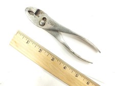 KRAEUTER AMERICAN MADE TOOLS 5-1/2" ALICATE DE JUNTA DESLIZANTE COM CORTADOR DE ARAME EUA 1356, usado comprar usado  Enviando para Brazil