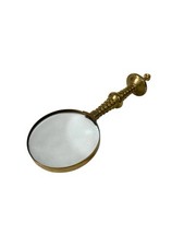 Vintage brass magnifying for sale  LONDON