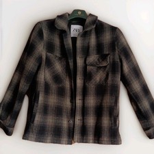 Zara men checked for sale  HOLMFIRTH