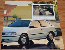 1993 HYUNDAI EXCEL GS ANÚNCIO ORIGINAL REVENDEDOR IMPRESSO ANÚNCIO-93, usado comprar usado  Enviando para Brazil