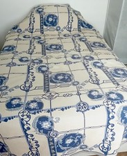 Bedspread blue cream for sale  YORK