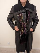 Black leather coat for sale  Newnan