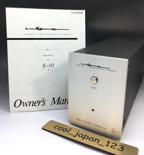 Amplificador equalizador fono LUXMAN E-03 MM-MC funcionando testado do Japão vintage, usado comprar usado  Enviando para Brazil