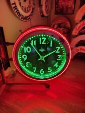 Vintage neon clock for sale  Porter