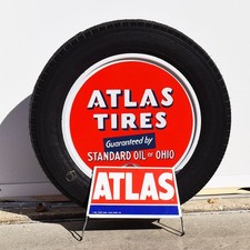 Atlas tires porcelain for sale  Onley