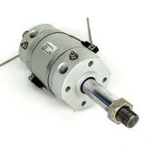 SMC CDG1WFA100-50-K59WL cilindro de corpo redondo haste dupla, furo de 100mm, curso de 50mm, usado comprar usado  Enviando para Brazil