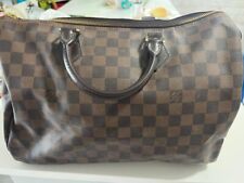 Usado, Louis Vuitton Speedy Duffle 35 lona marrom Damier Plane comprar usado  Enviando para Brazil