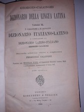 Dizionario georges calonghi usato  Piombino