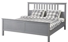Hemnes bettgestell grau gebraucht kaufen  Deutschland