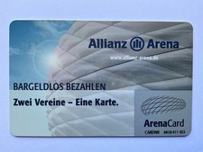 Allianz arena card gebraucht kaufen  München