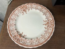Prato de jantar antigo Keeling & Co. Oxford marrom 9-1/2" comprar usado  Enviando para Brazil