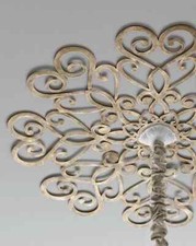 Scrolled ceiling medallion for sale  Valparaiso
