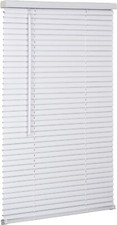 Mini persiana LOTUS & WINDOWARE sem fio 1" vinil 24" largura x 64" comprimento, branco branco comprar usado  Enviando para Brazil