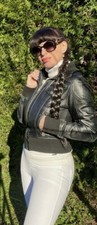 Kunstleder jacke damen gebraucht kaufen  Bobingen