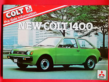 1978 mitsubishi colt for sale  BANGOR