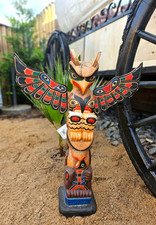 Totem pole wood gebraucht kaufen  Glees, Wassenach, Wehr