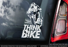 Think Bicicleta! Adhesivo Coche, Rossi 46 Moto Letrero Ventana Parachoques Decal comprar usado  Enviando para Brazil