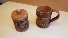 Gefäße birkenrinde handarbei gebraucht kaufen  Heilbad Heiligenstadt