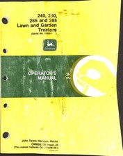 John deere operator for sale  Niagara Falls