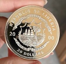 Liberia dollari 2000 usato  Portici