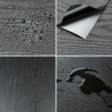 Papel de parede de madeira autoadesivo papel de contato grosso para móveis quarto 14 cores, usado comprar usado  Enviando para Brazil