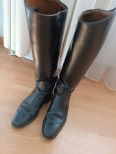 Reitstiefel leder schwarz gebraucht kaufen  Berlin