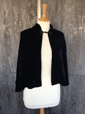Vintage black velvet for sale  UK