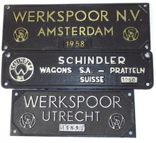 Waggon fabrikschild stück gebraucht kaufen  Warburg