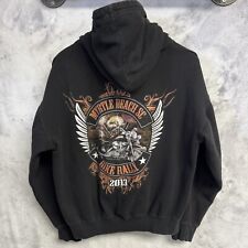 Myrtle Beach Bike Week Sudadera con Capucha Adulto Grande Negra Cremallera Completa Motociclista Sudadera  segunda mano  Embacar hacia Argentina