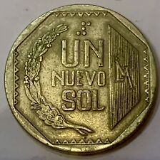 Descubre el rico patrimonio del Perú: 1 Nuevo Sol, 1994 tesoro con regalo, usado segunda mano  Embacar hacia Argentina