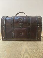 Vintage wooden leather for sale  LONDON