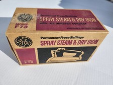 Vintage GE Spray Vapor e Ferro Seco #F73 com Papelada Original APARECE NUNCA USADO comprar usado  Enviando para Brazil