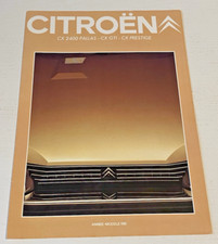 Brochure publicitaire citroen d'occasion  Quarré-les-Tombes