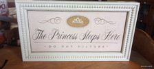 Princess sleeps sign for sale  Wapwallopen