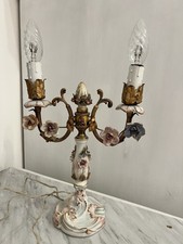 Lampada vintage capodimonte usato  Gioia del Colle