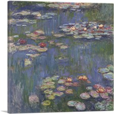 Artcanvas water lilies for sale  Niles