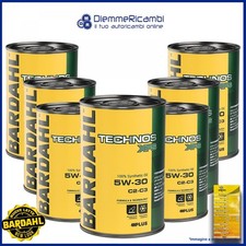 7 LT OLIO MOTORE BARDAHL TECHNOS XFS C2 C3 5W30 - 7 litri, używany na sprzedaż  Wysyłka do Poland
