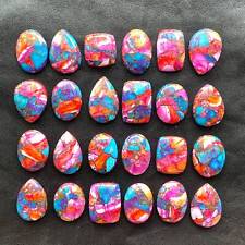 Lote por atacado cabochão de cobre turquesa natural ostra pedra preciosa solta comprar usado  Enviando para Brazil