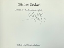 Günther uecker anschlag gebraucht kaufen  Krefeld