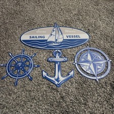 Metal nautical signs for sale  Colorado Springs