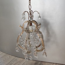 Lampadario cristallo stile usato  Forli