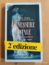 Deepak chopra benessere usato  Quartu Sant Elena